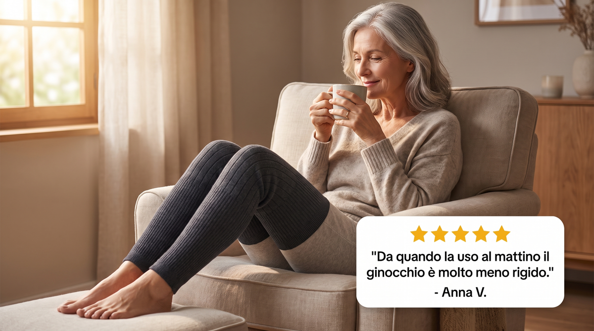 Ginocchiera Termica in Lana - Recensione cliente