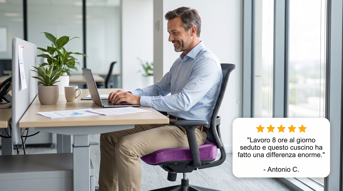 Cuscino Ortopedico Sciatica - Recensione cliente